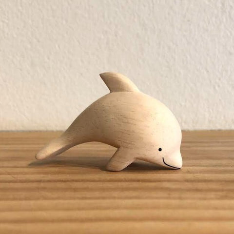 Japanese Carved Wooden Dolphin