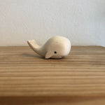 Japanese Carved Wooden White Whale