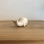 Japanese Carved Wooden White Whale