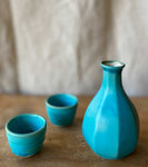 Turquoise or Bronze Sake Set