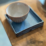 Terunobu Hirata - Square Ceramic Dish in "Pale Moon" Glaze