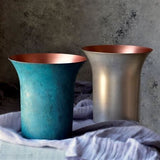 Japanese Oxidised Copper Ice Bucket