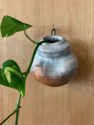Vintage Japanese Gourd Wall Vase