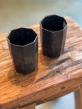 Terunobu Hirata -  Black Ceramic Tumblers