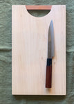 Opus Lab - Chopping/Serving Board - Rock Maple with Copper Handle