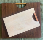 Opus Lab - Chopping/Serving Board - Rock Maple with Copper Handle