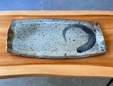 Suvira McDonald - Long Blue Speckled Chun Ceramic Platters