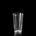 Striped Hand Engraved Crystal Glasses