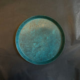 Japanese Oxidized Copper Round Trays