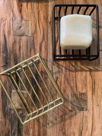 Soap Dishes in Brass/Black