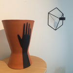 Sharon Muir "Atomic" Hand Print Planter/Vase