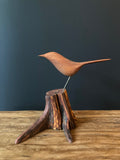 Hand Carved Wooden Birds