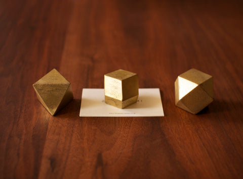 Futagami - Paperweights in Solid Brass
