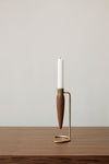 Menu - Umanoff Candle Holder in Brass and Walnut